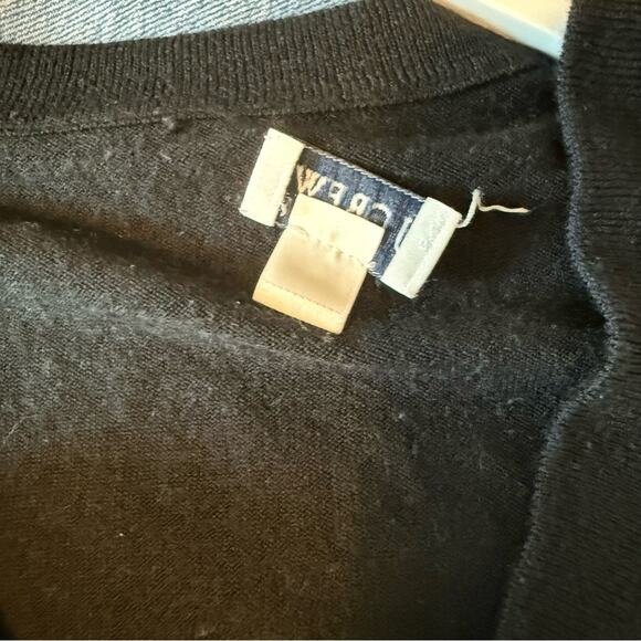 J. Crew Factory | Wool Blend V-Neck Lightweight Sweater Sz Medium - Picture 5 of 6